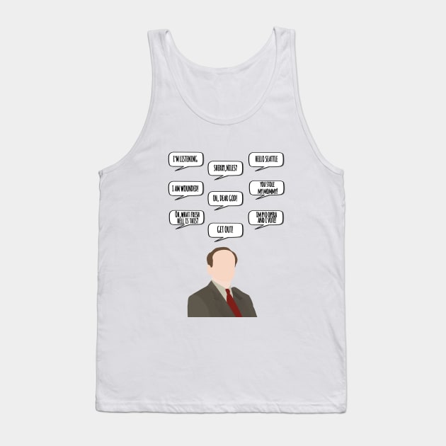 frasier crane quotes Tank Top by aluap1006